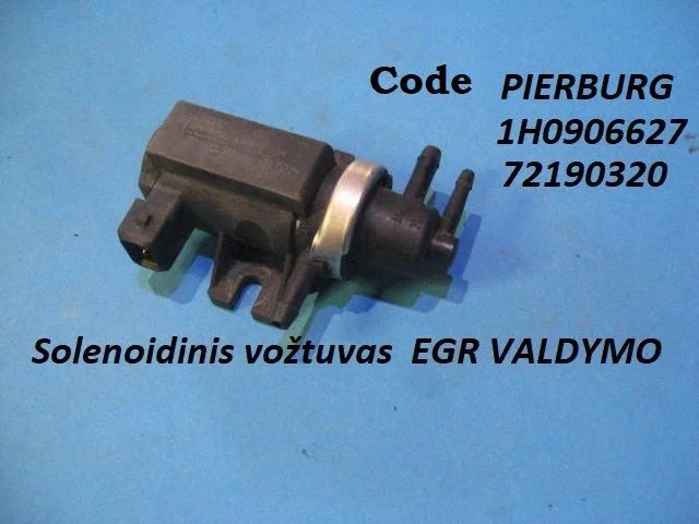 Turbo solenoīda vārsts 1H0906627