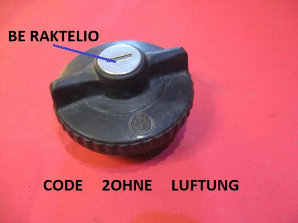Kütusepaagi keeratav kork 2OHNELUFTUNG