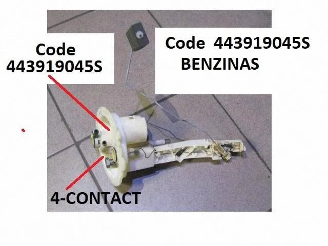 Czujnik poziomu paliwa 443919045S