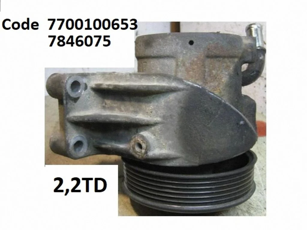 Stūres pastiprinātāja sūknis 7700100653