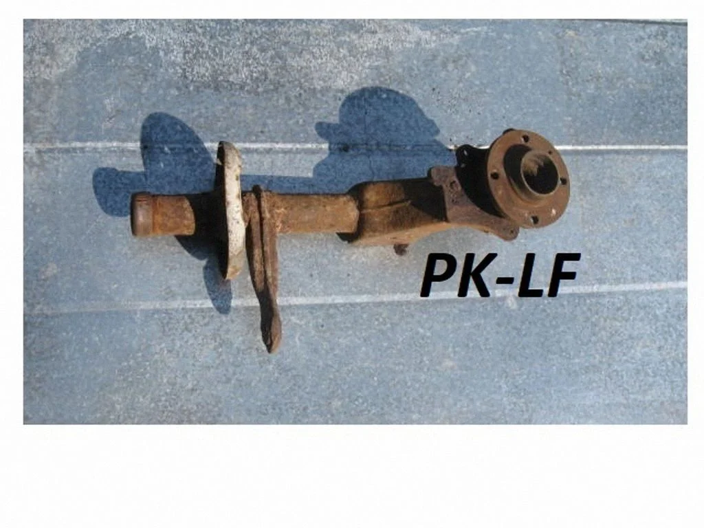 Front wheel hub spindle knuckle