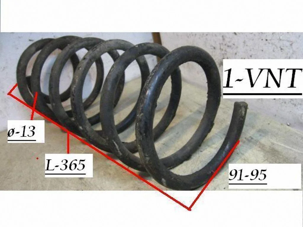 Front coil spring