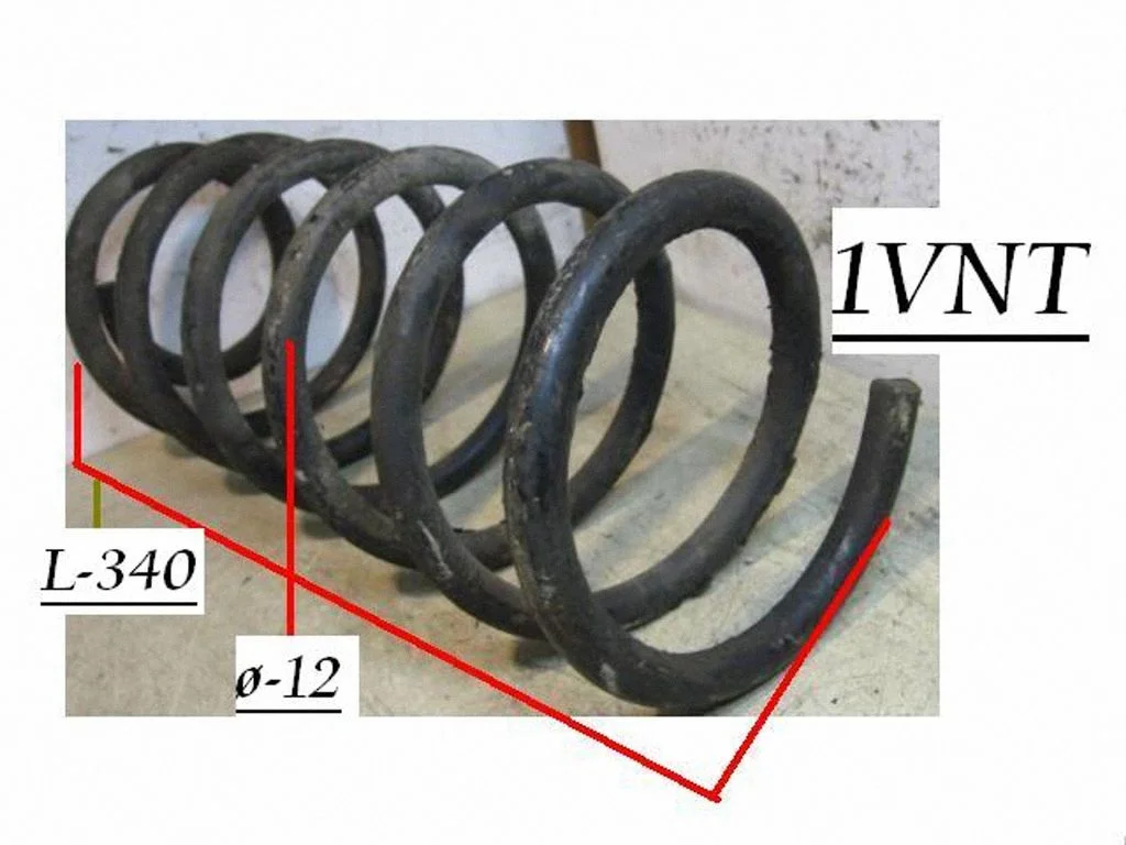 Front coil spring