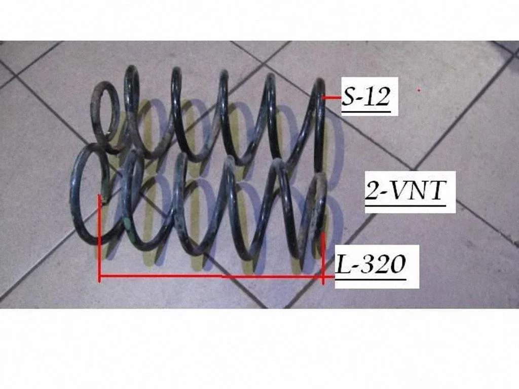 Front coil spring