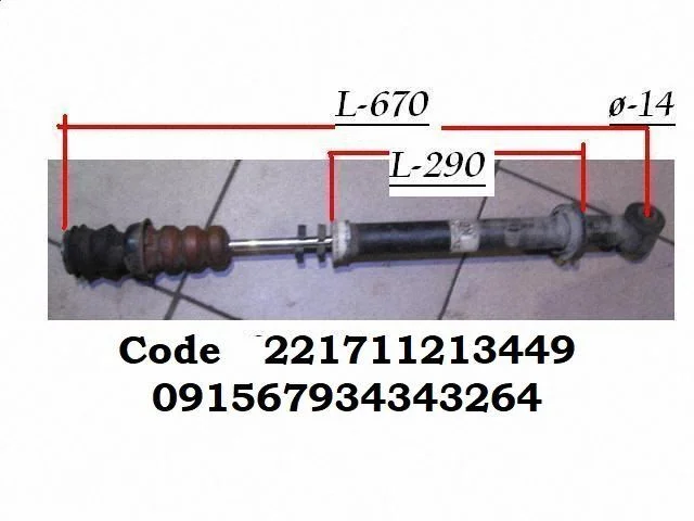 Tagumine amortisaator 221711213449