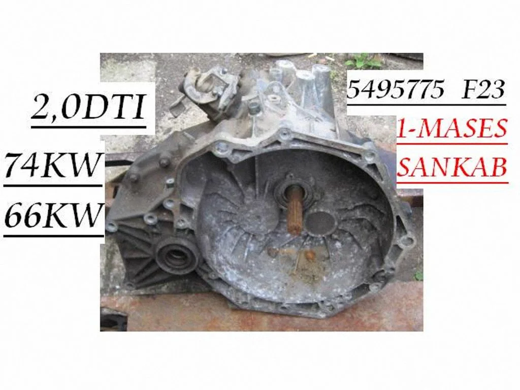 Manual 5 speed gearbox 5495775