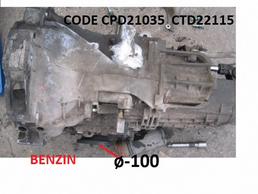 Mehāniskā 5 pārnesumu ātrumkārba CPD21035