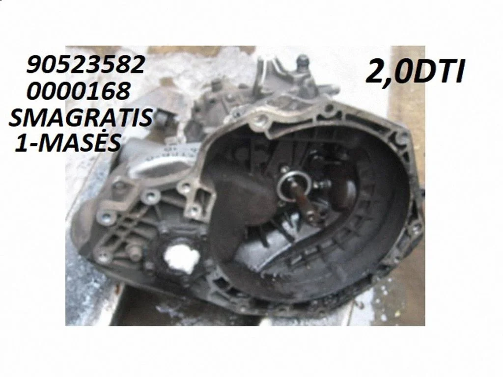 Manual 5 speed gearbox 0000168