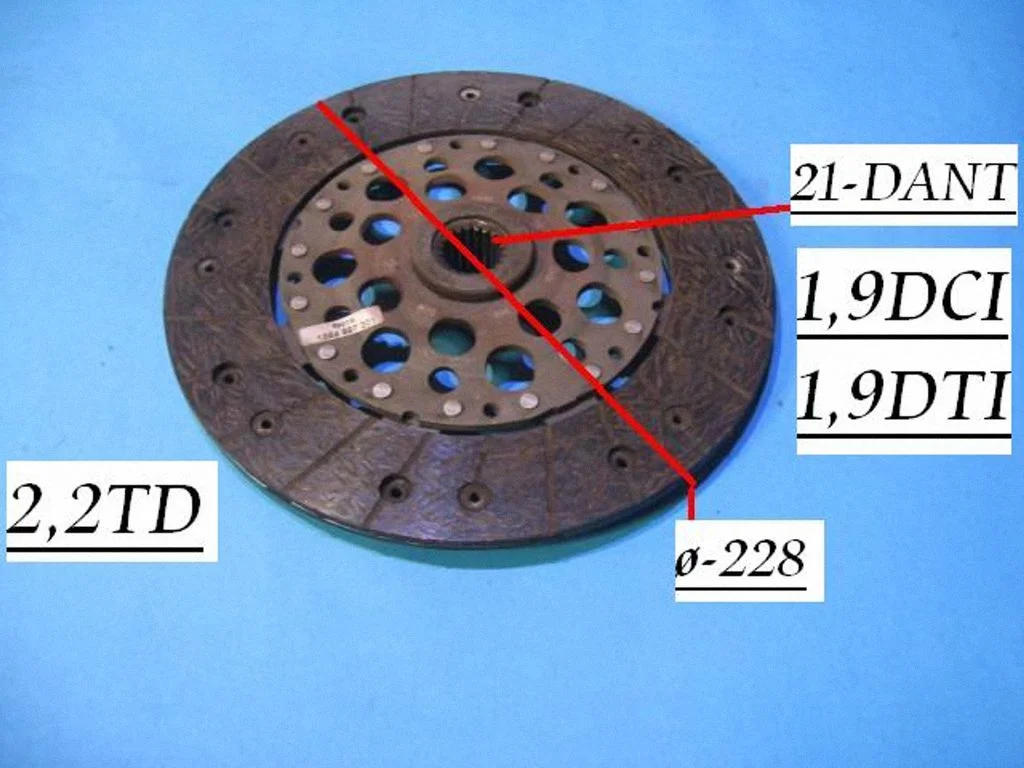 Tarcza sprzęgła 150R55131