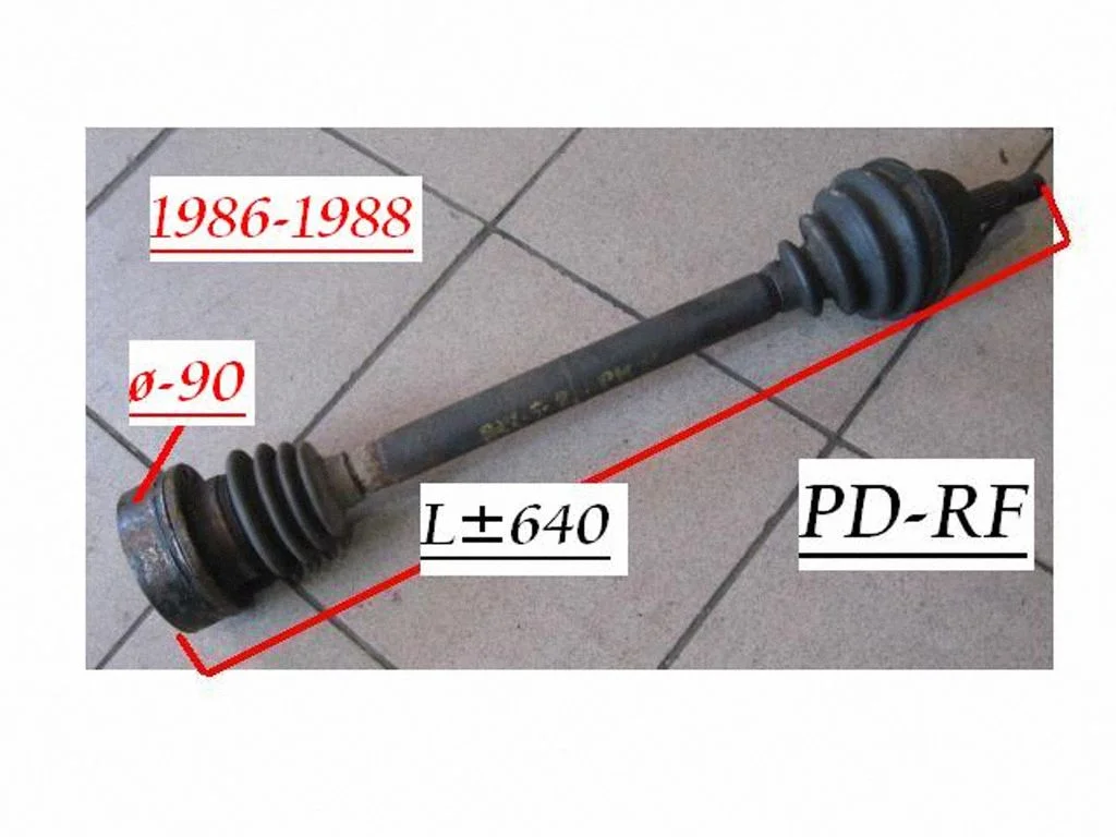 Priekšējā pusass 893407272AX