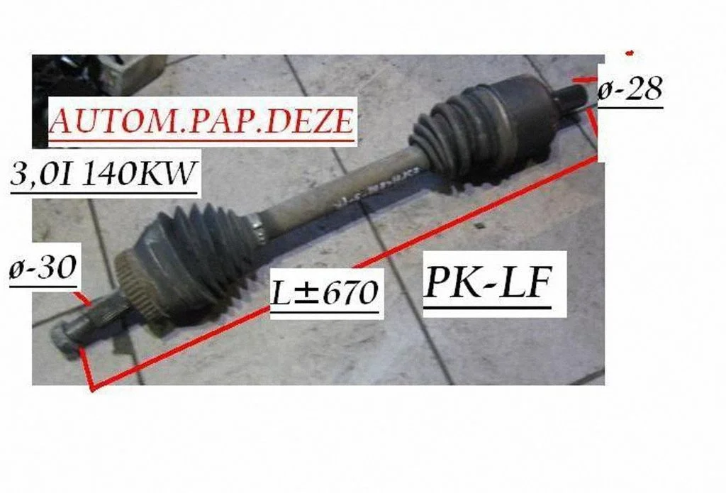 Front driveshaft 30IAPD140KW