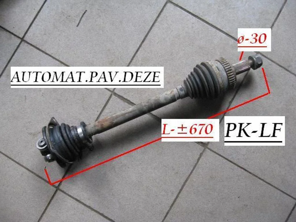 Front driveshaft 22TDF18A
