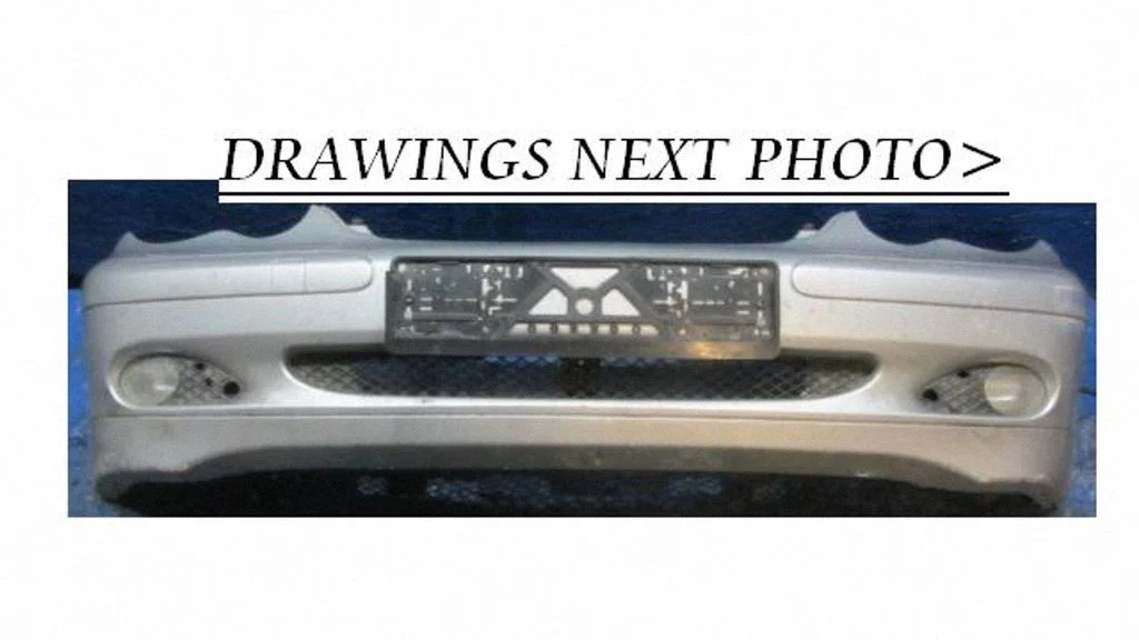 Front bumper A2038855625