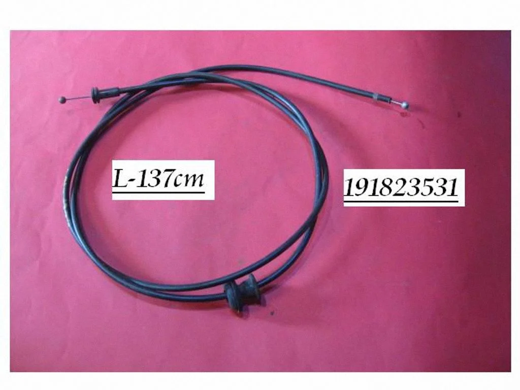 Engine bonnet/hood lock release cable 191823531
