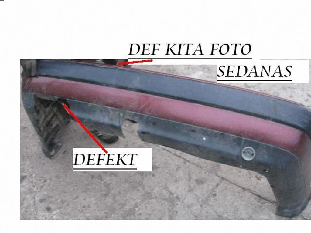 Rear bumper – Audi 100 S4 C4 (1990-1995)