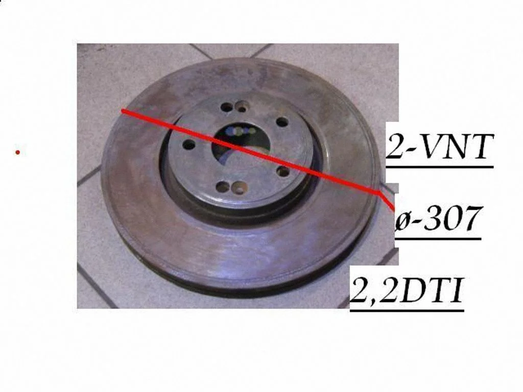 Priekšējais bremžu disks