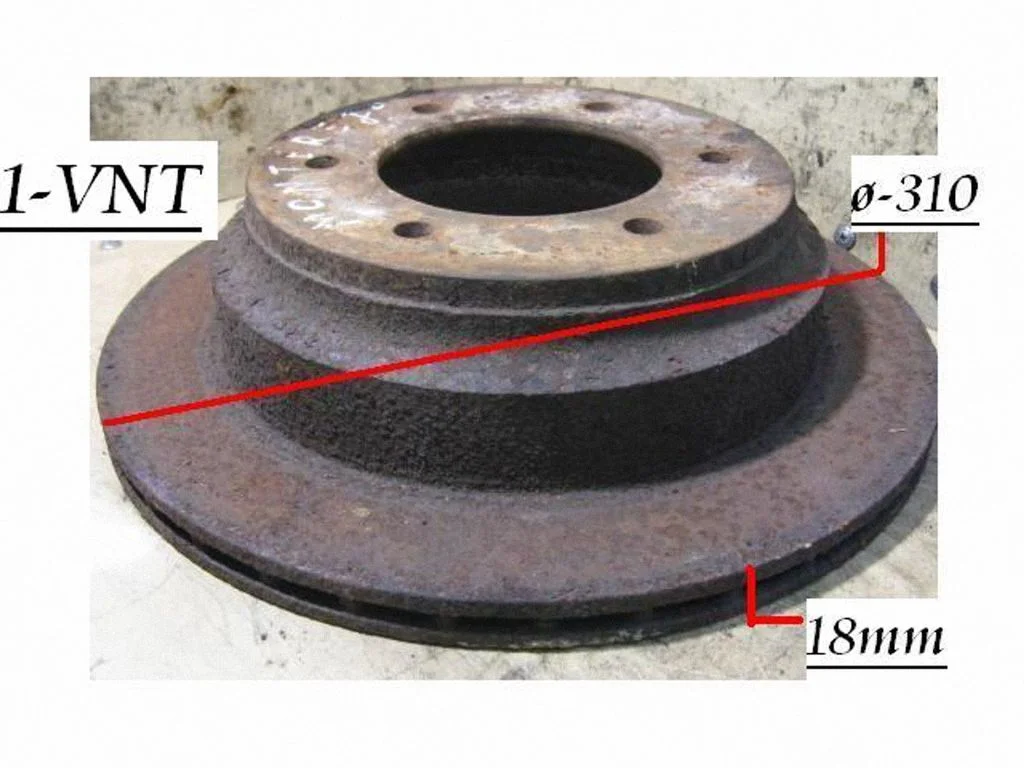 Rear brake disc 9024783