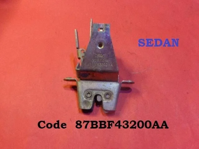 Aizmugurējā vāka slēdzene 87BBF43200AA