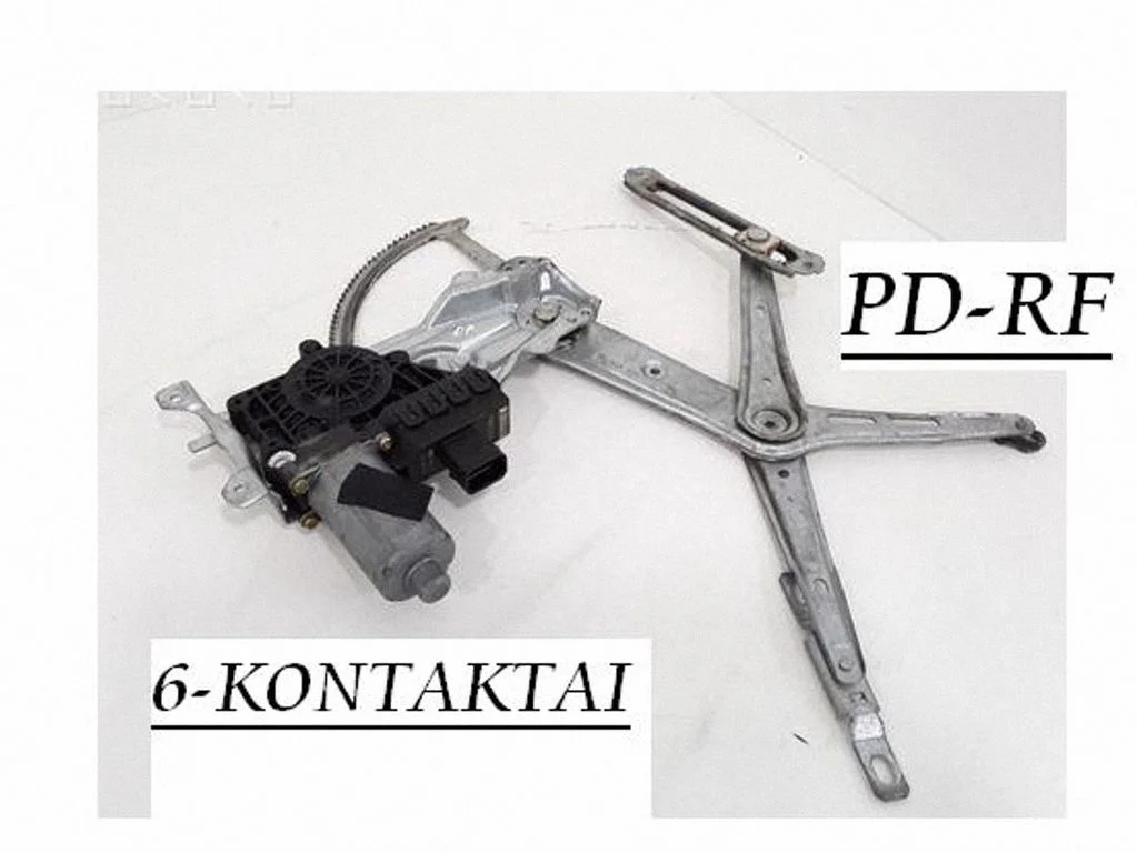 Front door window regulator with motor – Opel Astra G (1998-2009)
