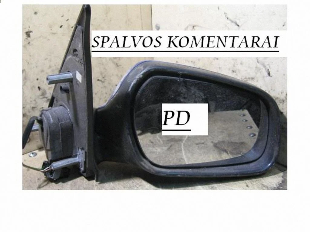 Esiukse elektriline välispeegel 9636882777