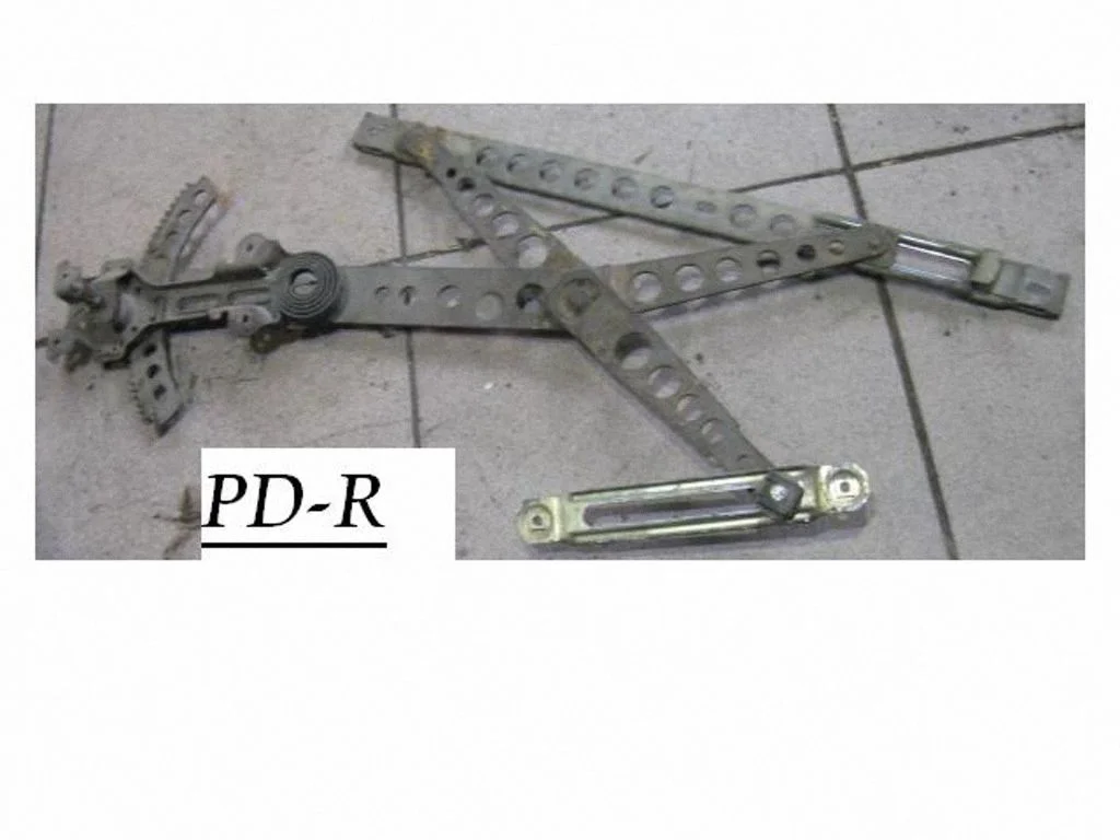 Mechaninis priekinio lango pakėlimo mechanizmas