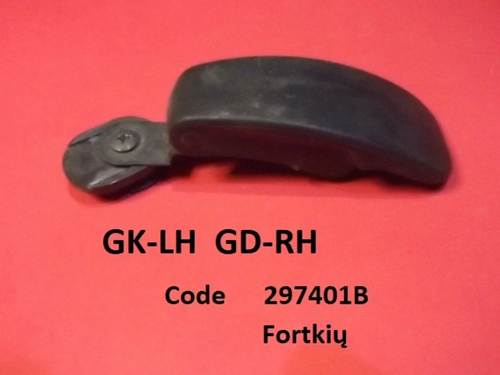 Rear door window winding handle 297401B