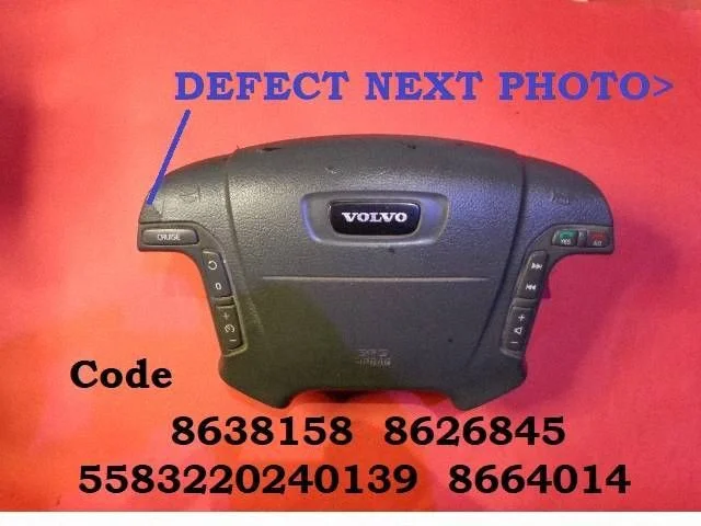 Steering wheel airbag 8638158
