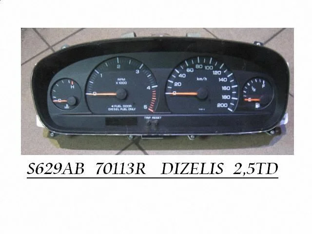 Speedometer (instrument cluster) – Chrysler Grand Voyager III (1995-2000)