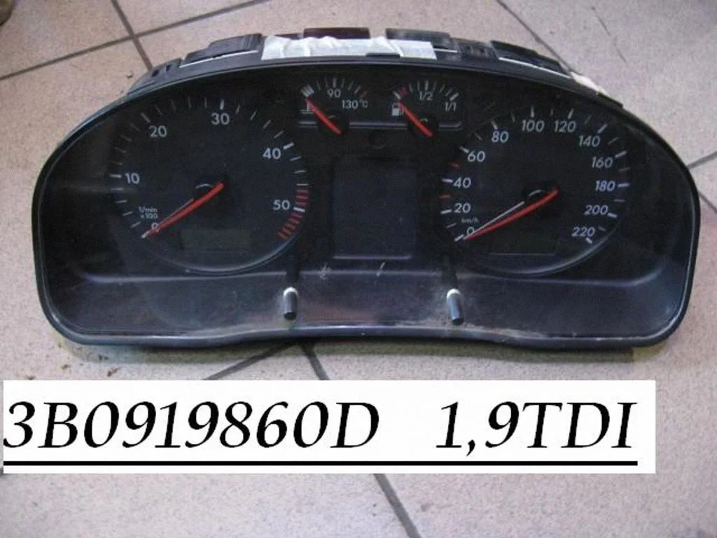 Spidometrs (instrumentu panelis) 3B0919860D