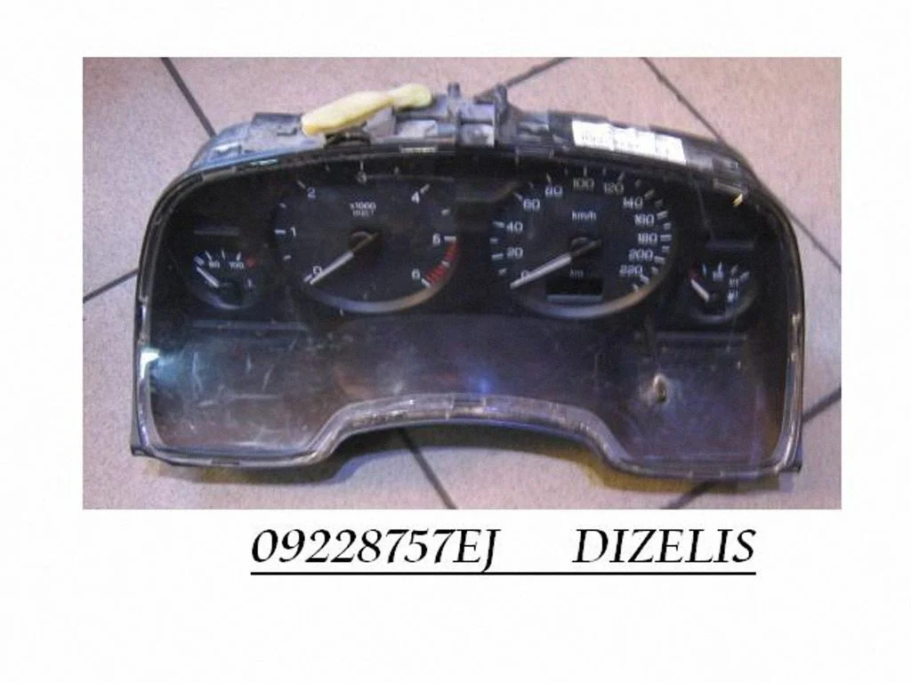 Speedometer (instrument cluster) 09228757EJ