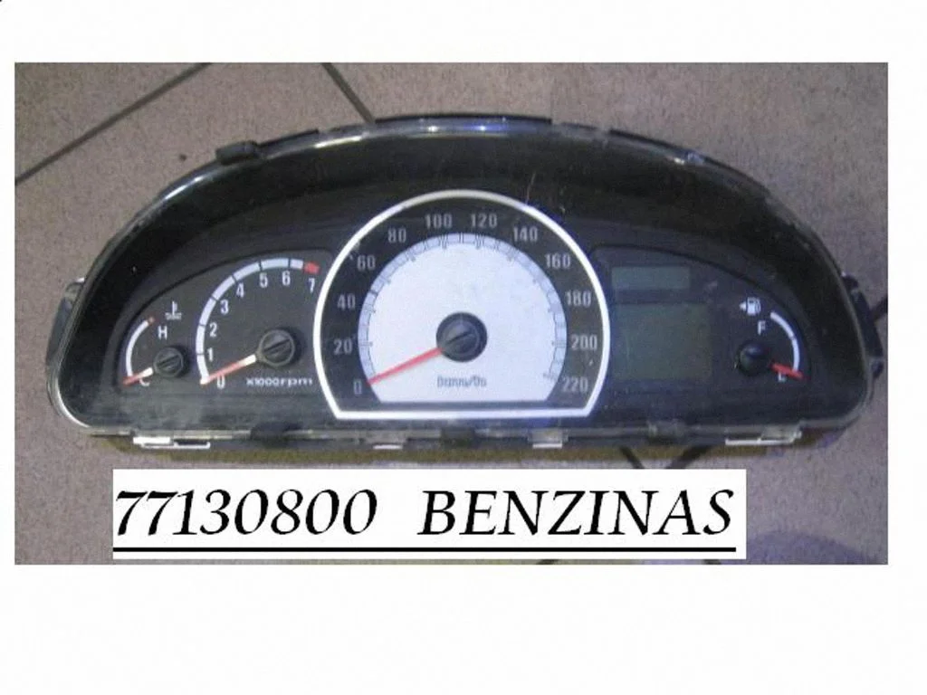 Spidometrs (instrumentu panelis) 77130800