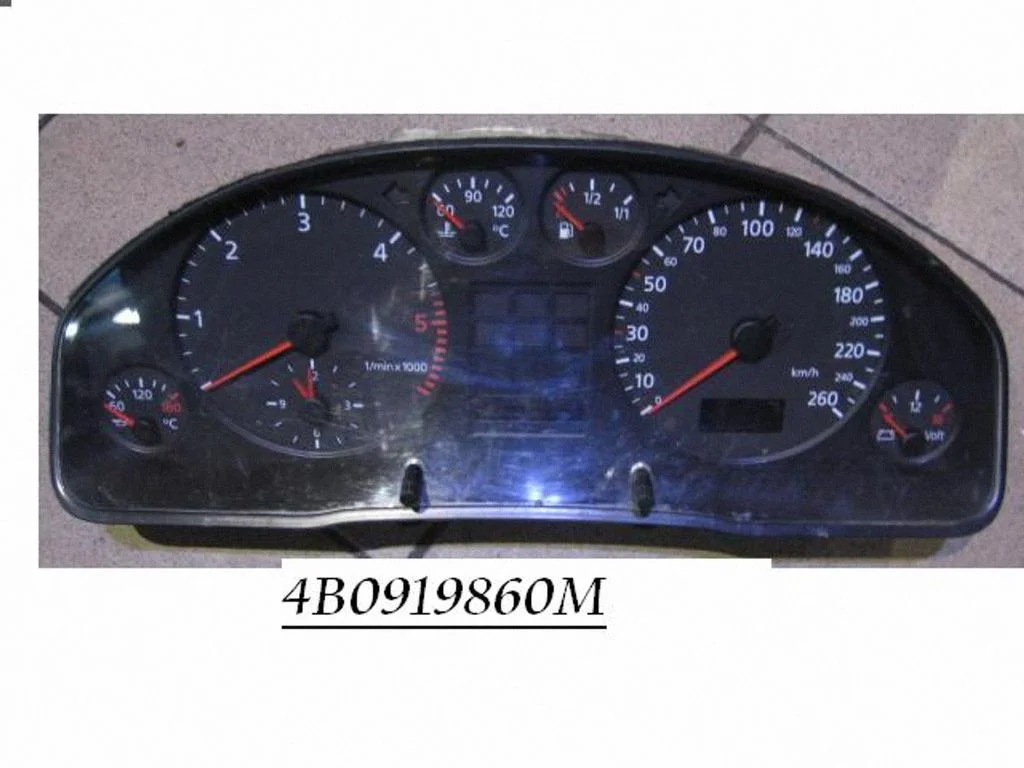 Spidometrs (instrumentu panelis) 4B0919860M