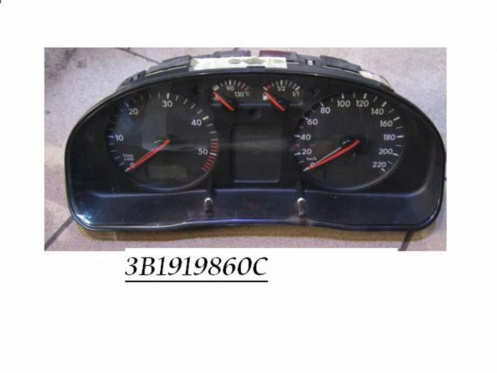 Spidometrs (instrumentu panelis) 3B1919860C