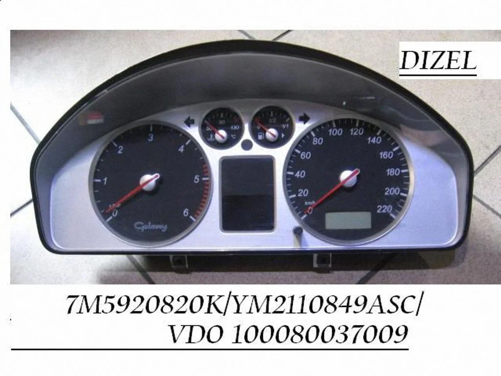 Spidometrs (instrumentu panelis) – Ford Galaxy (2000-2006)