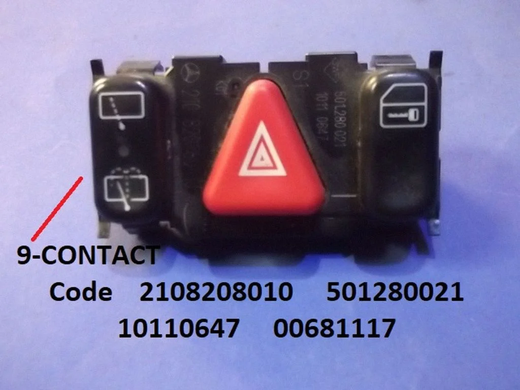 Hazard light switch 2108208010