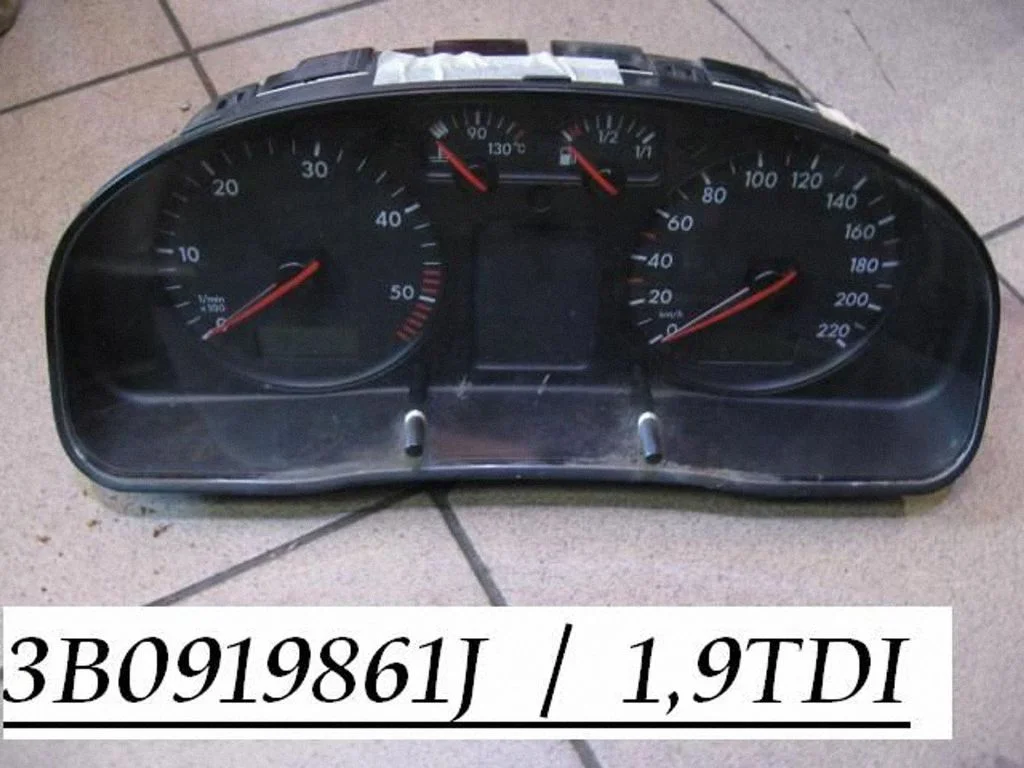 Speedometer (instrument cluster) – Volkswagen Passat B5 (1997-2000)
