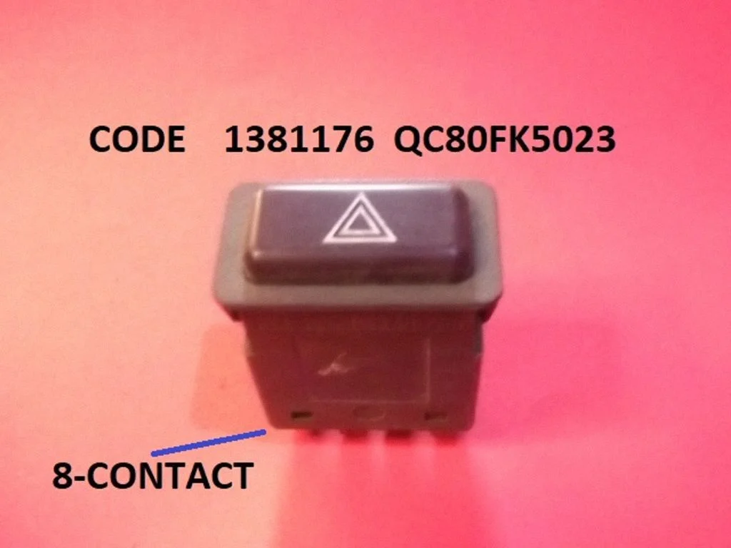 Hazard light switch 1381176