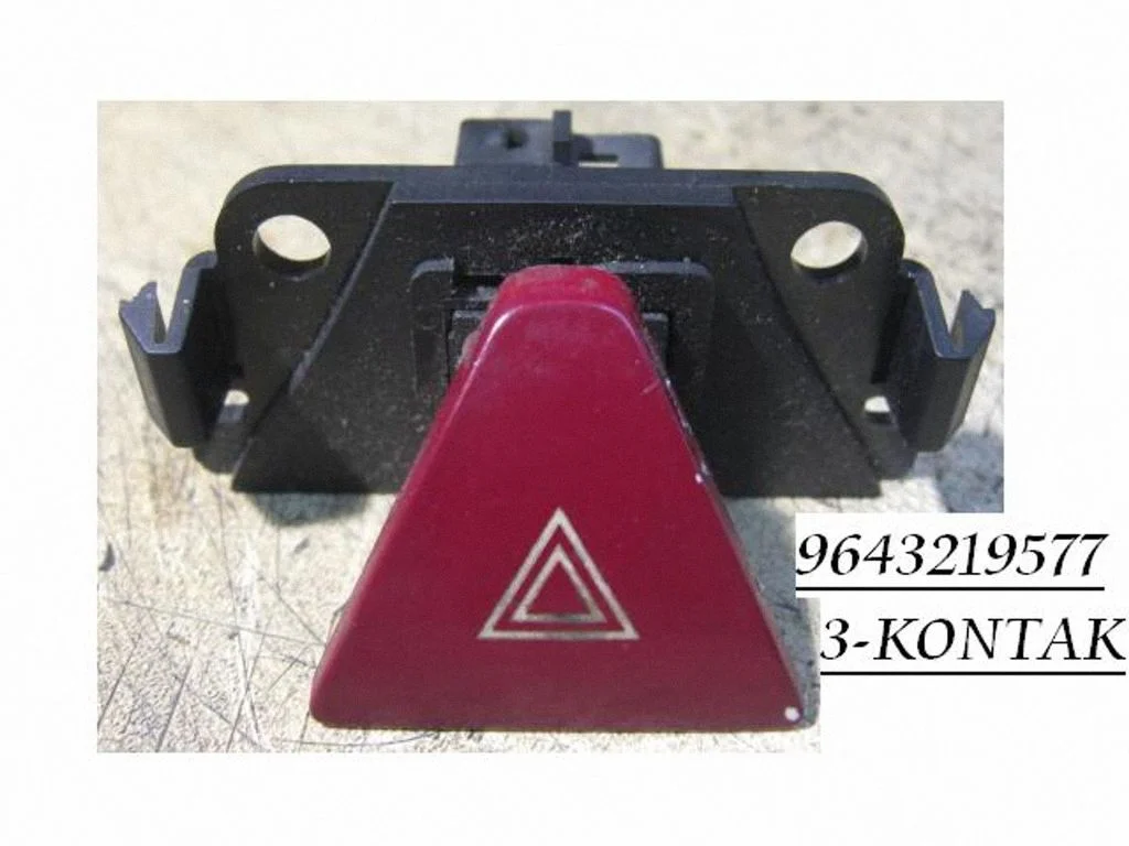 Włącznik świateł awaryjnych 9643219577