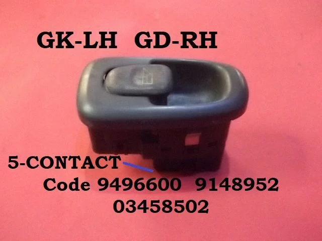 Electric window control switch 9496600