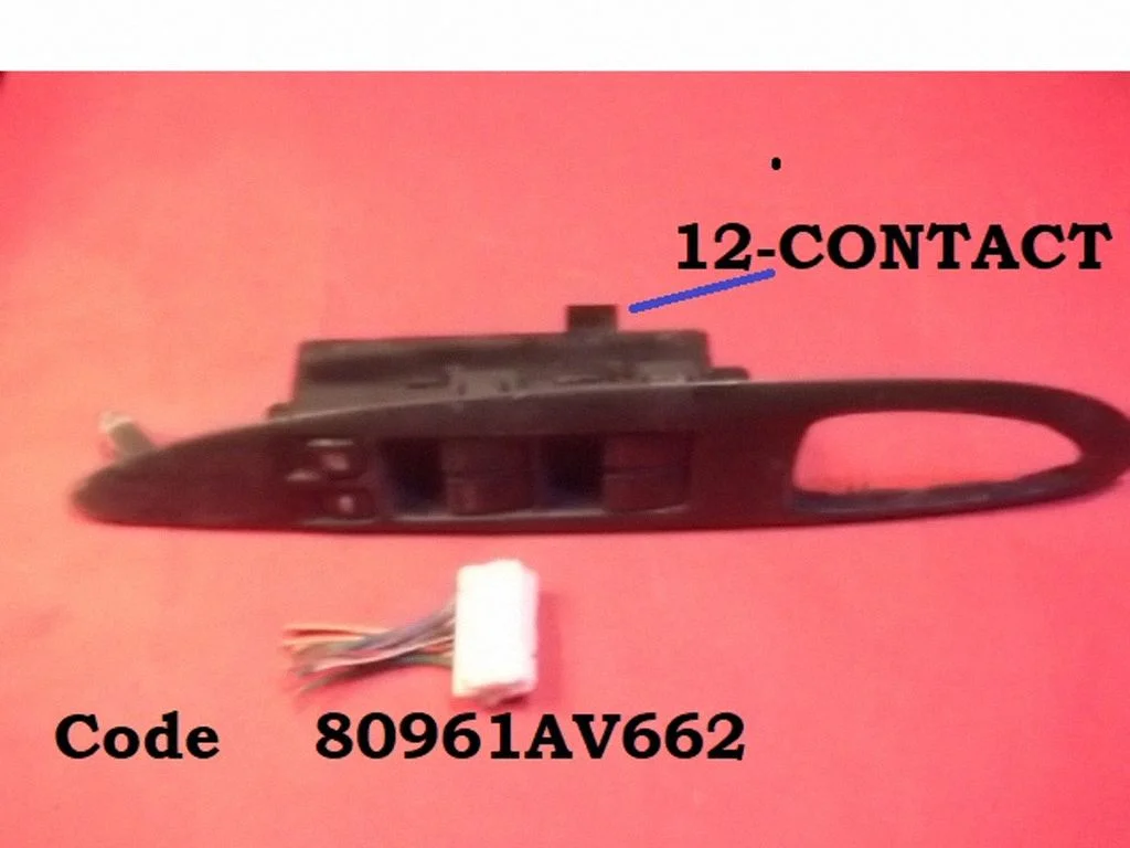 Electric window control switch 80961AV662