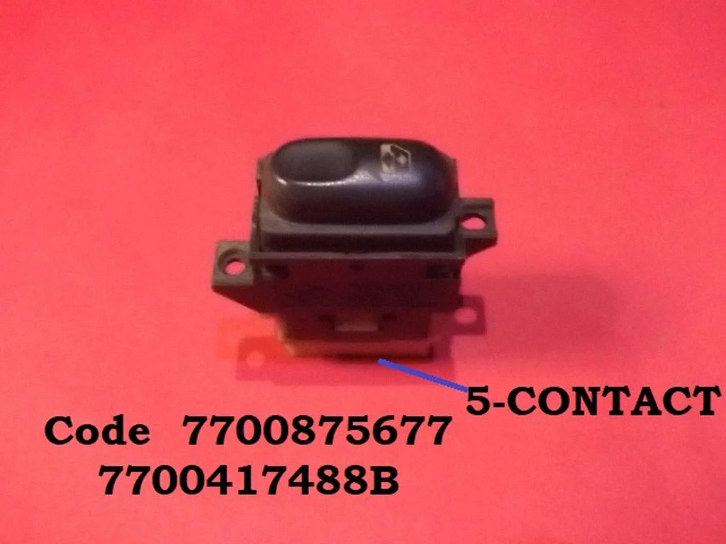 Electric window control switch 7700875677