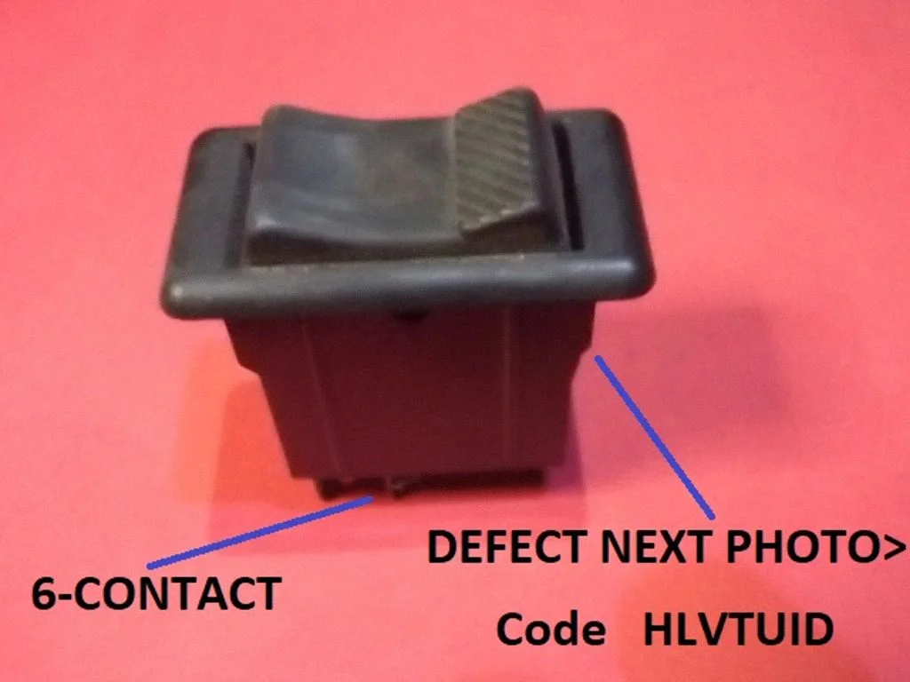 Electric window control switch HLVTUID