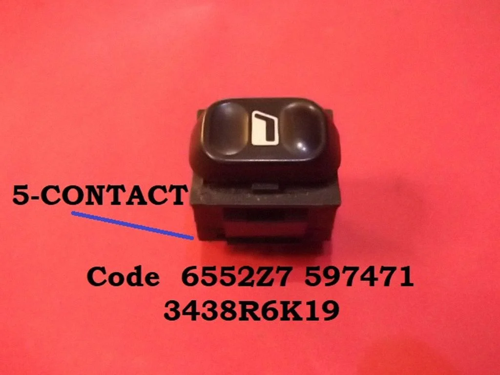 Electric window control switch 6552Z7