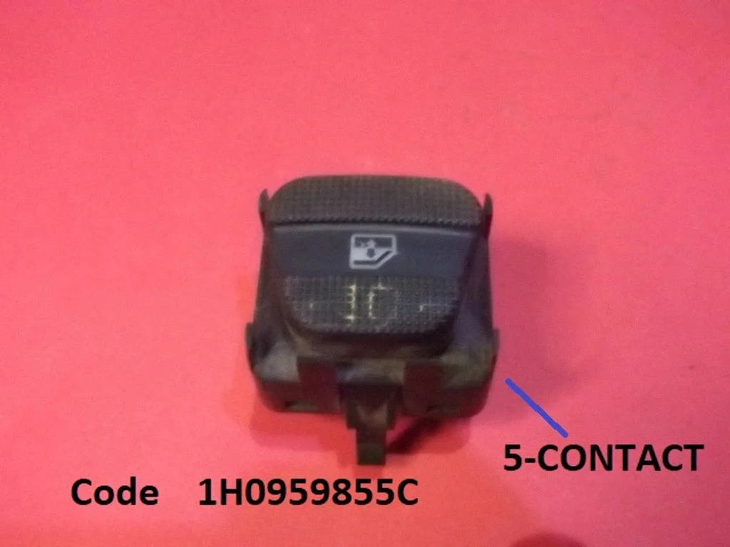 Electric window control switch 1H0959855C