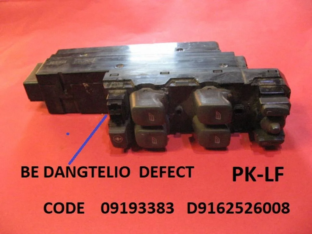Electric window control switch 09193383