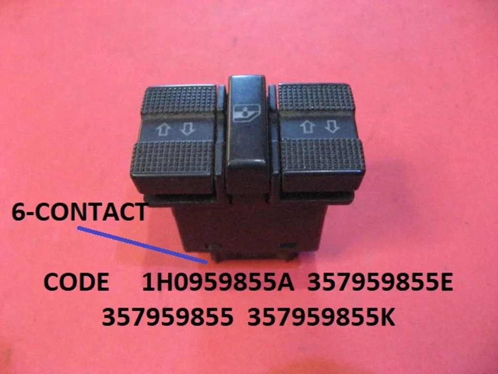 Electric window control switch 1H0959855A