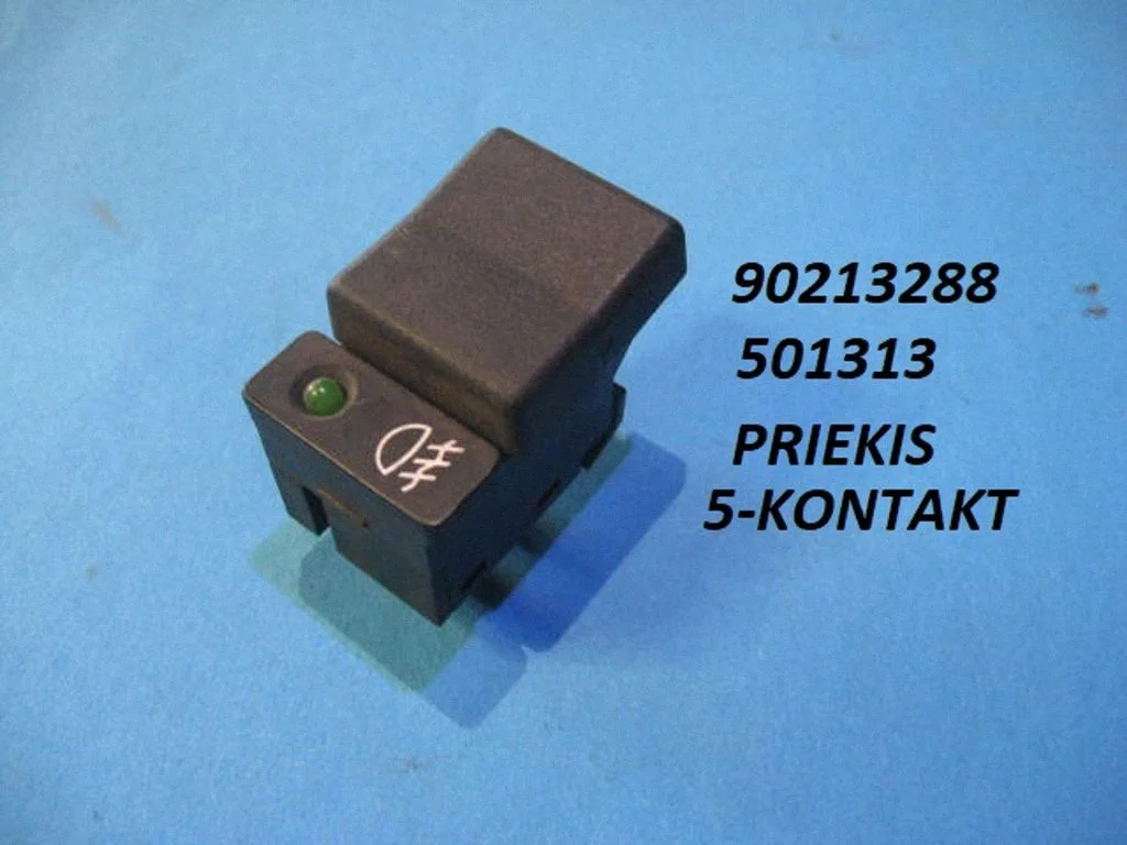 Priešrūkinių žibintų jungtukas