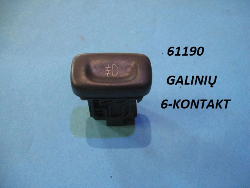 Priešrūkinių žibintų jungtukas