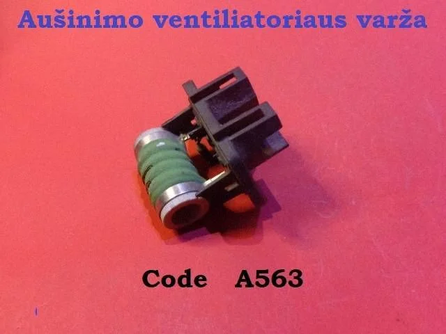 Dzesēšanas ventilatora relejs A563