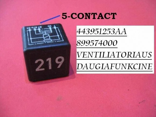 Jahutusventilaatori relee 443951253AA